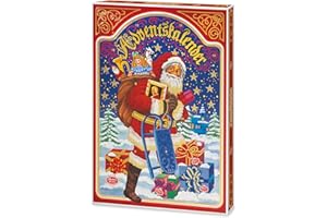‎REBER Reber Confiserie-Adventskalender Nostalgie – Festlicher Weihnachtskalender mit Mozart-Kugeln, Marzipan & Nougat, 1x 650g
