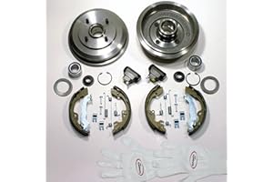 Autoparts-Online Set 60005765 Bremstrommel/Bremsen Set für hinten/für die Hinterachse