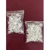Beyazıt 50 Pieces each 2 Pack Easy Snap Cornice Button White byzt243