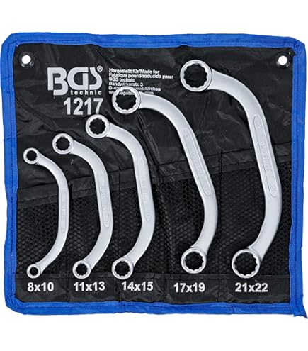 TM 6 Delige Open Ringsleutelset voor Remleidingen foam carbon look inl