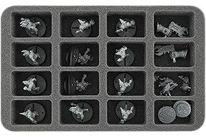 Feldherr HS040A022 Vassoio di Schiuma Compatibile con Blood Bowl: Greenfield Grasshuggers