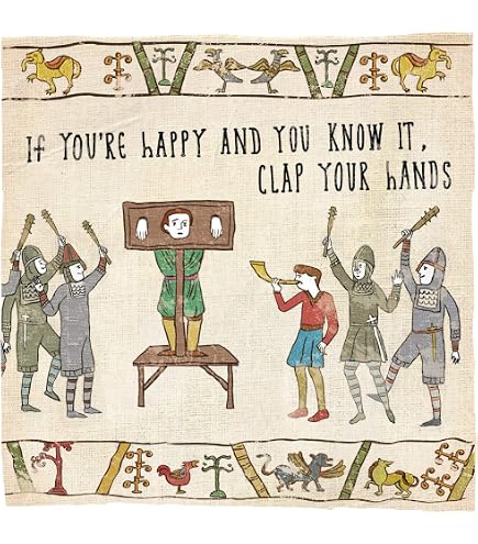 Lustige Geburtstagskarte 'Horray Ye Online Delivery Has Arriveth' – Blanko, Aus Hysterical Histories