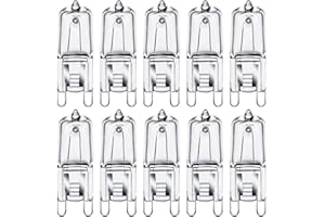 GMY G9 Lampadine Alogena G9 33W (34W) 230V 2800K Bianco Caldo Dimmerabile 10 Pack