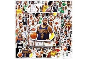 TrustKK 50 pegatinas de vinilo impermeables de Kyrie Irving para coches, ordenadores portátiles, monopatines, cascos y más