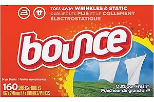 Bounce Zestaw 160 chusteczek do suszenia w suszarce na świeżym powietrzu