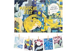 MAGIC GARDEN SEEDS Magische Zeit - Bio-Saatgut-Adventskalender - Urbanes Gartenglück- 24 Adventskalendertütchen aus Papier befüllt mit Bio-Gemüsesamentütchen, einigen Kräutersamen und Blumensamen