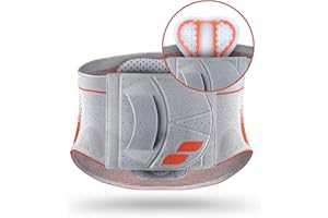 SPORLASTIC – VERTEBRADYN SUPREME SENSO Lendenwirbelstütze tailliert – Orthopäd. Rückenbandage mit AIR-MATRIX Silikonpelotte zur Unterstützung der Lendenwirbel – LWS-Orthese – Platinum Größe M