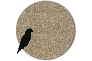 ANBOBO 12 kg Vogelsand beige keimfrei qualitativ hochwertig Bodengrund für Käfige ohne Zusatzstoffe wie Anis und Grit (fein)