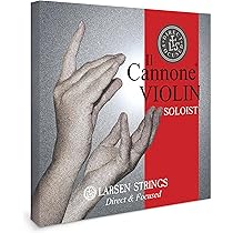 Jogo De Cordas Para Violino Larsen Il Cannone Soloist - Solo | Frete grátis