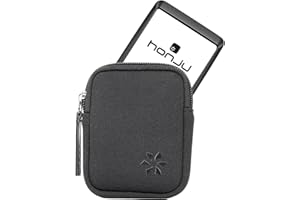 honju Bike Neopren-Case pour Bosch Kiox 500 Sacoche pour écran [E-Bike/Pedelec Cover, Protection Contre Les Rayures & la saleté, Protection Ordinateur de vélo, Fermeture éclair] - Noir