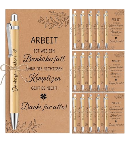Bibel-Geschenkset Mit 30 Bambus-Stiften, 30 Zitatkarten Und 10 M Juteseil – Christliche Aufmerksamkeit
