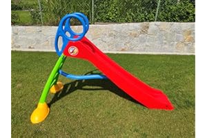 thorberg Rutsche mit 200cm Rutschbahn und Wasseranschluss (Rutsche 200cm), Rot