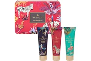 Sara Miller Beauty Tahiti Trilogy Hand Cream in Tin Box Gift Set, 260 g Tahiti 30ml (Pack of 3)