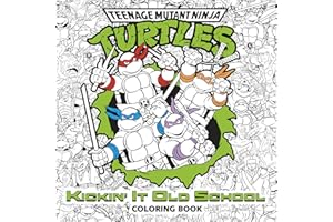 Kickin' It Old School Coloring Book (Teenage Mutant Ninja Turtles)