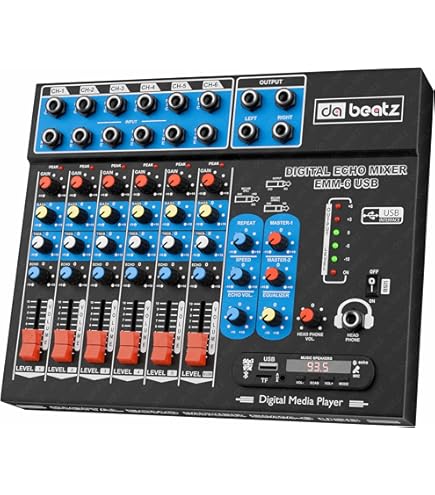 DJ Tech DIF-1M DJ Mixer with Innofader, Filter and MIDI Controls