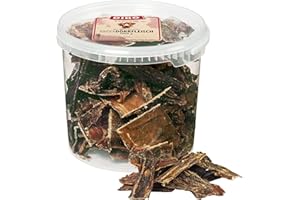 DIBO Carne deshidratada (1 kg) el pequeño Aperitivo Natural o golosina para morder, Comida para Perros, artículo masticable de Calidad sin Productos químicos de DIBO