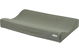 Meyco 2763032 KNIT Forest Green - Funda para cambiador (2 piezas, 50 x 70 cm), multicolor