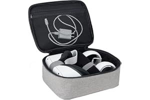 KISLANE Carrying Case Compatible with Oculus Quest 2 VR, All in One Carrying Case for Oculus Quest 2 Headset Fits for Travel, Home, Outdoor(Grey)