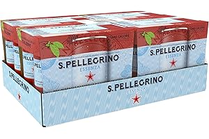 SAN PELLEGRINO SANPELLEGRINO Essenza Orange Sanguine Framboise Noire - 4 packs de 6x33cl