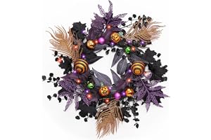 Valery Madelyn halloweendekoration, 46 cm halloweenkrans