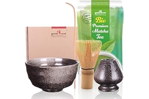 Goodwei Ensemble de Thé Matcha complète incl. 30g thé vert matcha biologique de Japon (Goma)
