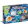 Clementoni - 61388 - Science & Play Lab - Giant Crystals and Precious Stones - Educational And Scientific Toys, Experiment Kit, Science Gift For Kids Age 8, English Version, Made in Italy
