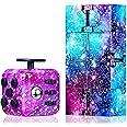 Chennyfun 2pcs Galaxy Fidget Set, Infinity Cube Stress Relief, Colorful Fidget Cube, Desk Toy for Office, Classroom, ADD, ADHD, Autism, Adults, Kids
