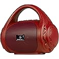 Zebronics ZEB-COUNTY 3W Wireless Bluetooth Portable Speaker With Supporting Carry Handle, USB, SD Card, AUX, FM & Call Function (Red)