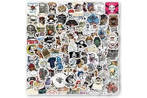 LYUNMU Set di 100 adesivi pirati per auto, laptop, skateboard, bici, ciclomotori, moto, computer, adatti per adulti e bambini