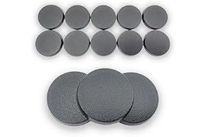HOBBY HEAVEN BY HOBBYISTS. FOR HOBBYISTS. Hobby Heaven 28mm Round Plastic Wargaming Bases (10 pcs)