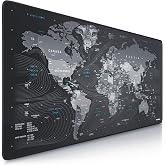CSL-Computer Titanwolf XXL Speed Gaming Mouse Mat - 900 x 400 mm - XXL Mouse Mat - Large Size - Improves Accuracy and Speed -