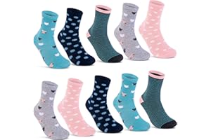 sockenkauf24 Calze Bambini per Bambino e Bambina (10 Paia) Calzini Cotone