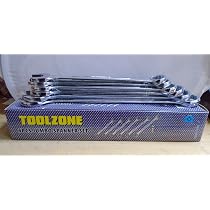 Toolzone Jumbo Maulschlüssel-Set 33–50 Mm – 6-teilig, Aus Geschmiedetem Stahl, Verchromt
