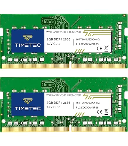 Lexar 16GB DDR4 3200MHz CL22, 1.2V, 260-Pin SODIMM Laptop RAM