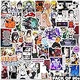 Paper9store Pack of 80+ Naruto Stickers for Laptop, Phone Case, Guitar, Bike, Pc, Scrapbook etc. Waterproof Glossy Laminated Residue Free Anime Stickers