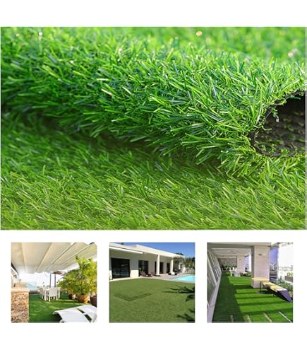 Kunstgras - 403 x 200 cm - Hoogte: 20 mm - Steeksnelheid: 13/10 cm - UV-bestendig Tuinbank kopen