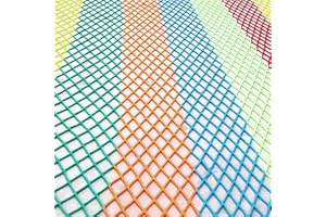 Kamanan Rete di Sicurezza,Rete Protezione Bambini,Rete per Balcone Esterno,Catio per Gatti da Esterno,Rete in Corda,Rete da Giardino,Animali Domestici,Rete Anti Uccelli (colorato, (1 * 3m))