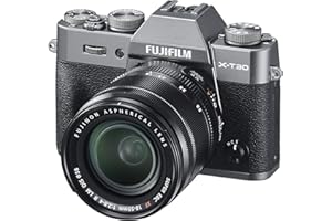 Fujifilm X-T30 Mirrorless Digital Camera, Charcoal Silver with Fujinon XF18-55mm F2.8-4 R LM Optical Image Stabiliser Lens kit