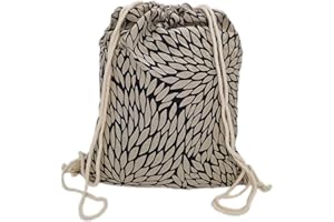 PANASIAM Sacca da palestra, simple bag, borsa a tracolla in cotone naturale. Robusto e facile da pulire. Una piccola azienda a conduzione familiare