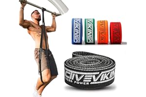ACTIVEVIKINGS Fasce di alta qualità per il tuo fitness – Fasce in tessuto perfette per la costruzione muscolare – Fascia per il fitness – Fasce resistenti – Terra