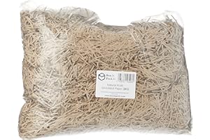 Box.it.pack.it Natural Kraft Shredded Paper, 1kg, VF_Kraft_1KG