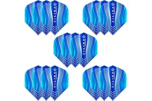 Harrows LUMEN No2 | Set of 5 Premium Extra Strong Dart Flights in Standard Shape (15 Flights)