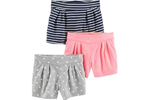 Simple Joys by Carter's Infant-and-Toddler-Shorts (Lot de 3) Bébé Fille