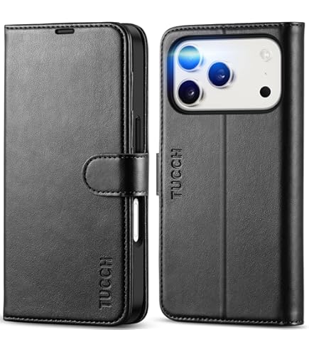 TUCCH Hülle für iPhone 14 Handyhülle TPU Handytasche Stoßfeste mit Etui