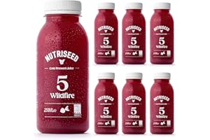 Nutriseed Wildfire Beetroot Juice (6 x 250ml) - Cold Pressed Juice, Flash Frozen, 100% Natural Ingredients containing Beetroot, Celery & Apple, No Added Sugar, Gluten-Free & Dairy-Free