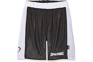 Spalding Essential Reversible Shirt Red/White 140 Camiseta, Unisex niños