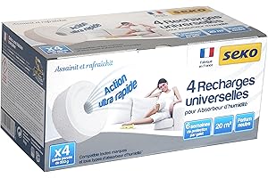 Seko Lot de 4 galets percés 500g Neutre