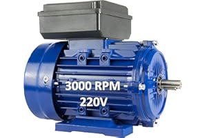 ALREN MOTOR ELECTRICO MONOFASICO 0,12KW / 0,17CV 220V 3000RPM B3 (PATAS) TAMAÑO 56 (EJE 9mm)