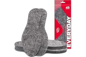 SULPO 3 Paia Solette Invernali - Morbide e Confortevoli - Extra-Spesse in Feltro Sintetico per il Clima Freddo - Solette Isolanti e Termiche per l'Autunno e l'Inverno - Taglie 37