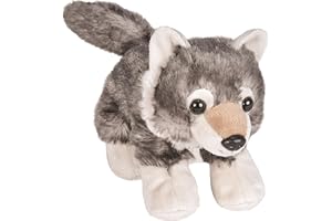 Wild Republic - 16244 - Peluche - Hug'ems - Loup - 18 cm